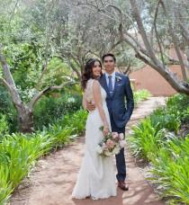 wedding photo - Blue + White Wedding at Rancho Valencia: Elyse + Al