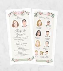 wedding photo - Unique Wedding Program - Printable Program - Ceremony Program - Boho Ceremony Program - Rustic Wedding Pogram