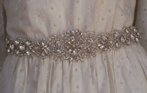 wedding photo -  Wedding sash belt, Wedding sash, Wedding sashes and belts , Bridal belt, Crystal bridal sash, Satin ribbon with crystal and rhinestone,