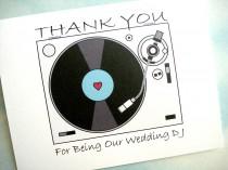 wedding photo - Wedding DJ Thank You Card