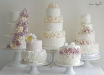 wedding photo - Floral Wedding Cake Collection