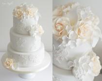 wedding photo - Ivory Wedding Cake