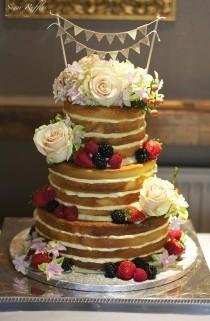 wedding photo - Naked Cake