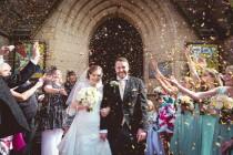 wedding photo - Confetti Chaos!