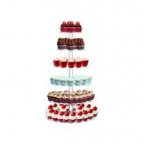 wedding photo -  6 Tiers 1/4" Commercial Clear Acrylic cup cake Stand
