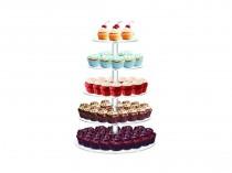 wedding photo -  5 Tiers 1/4" Commercial Clear Acrylic cup cake Stand