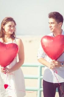 wedding photo - Valentine's Day At Manhattan Beach