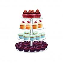 wedding photo -  4 Tiers 1/4" Commercial Clear Acrylic cup cake Stand