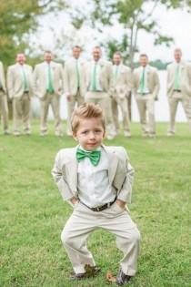 wedding photo - Dessy Boys Clip Bow Tie