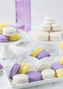 wedding photo - Lavender Honey Macarons