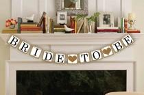 wedding photo - Bridal Shower Decor - Bride-To-Be Banner - Bachelorette Party - Wedding Banners