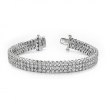 wedding photo -  5.25 Carat F/SI1 Diamond Bracelet - Diamond Bracelets for Women - Christmas Gifts for Her - Anniversary Gift Ideas