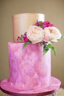 wedding photo - Modern Copper And Fuchsia Wedding Ideas!