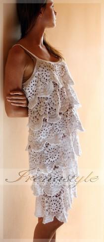 wedding photo - CROCHET FASHION TRENDS Crochet Dress Custom Made, Hand Made, Crochet , Women Fashion