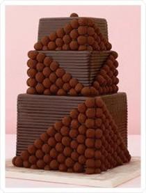 wedding photo - Chocolate Wedding Cakes
