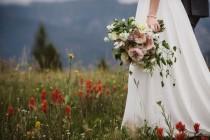 wedding photo - Elegant Colorado Mountain Wedding At The Vail Wedding Deck
