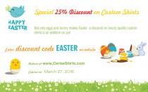 wedding photo -  Easter Special Sale - Save 20% on Custom Shirts.