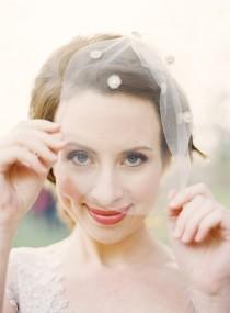 wedding photo - Juliet: birdcage veil with silver vintage detail and crystals