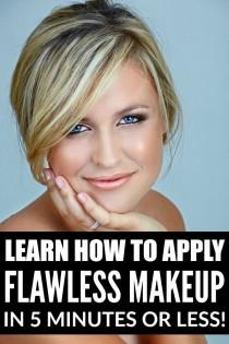 wedding photo - How To Apply Flawless Makeup In 5 Minutes Or Less