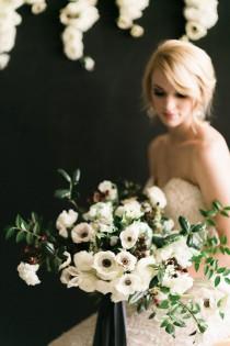 wedding photo - Pared Back in Black styled shoot 