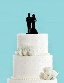 wedding photo - Police Officer Couple Acrylic Wedding Cake Topper