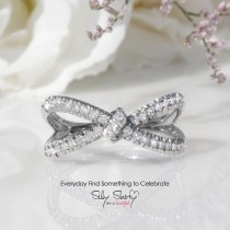 wedding photo -  Hera Diamond Ring, Infinity Knot Ring, 0.4 CT Diamond Ring, Love Knot Ring, Gold Rings for Women, Infinity Ring, Unique Rings