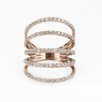 wedding photo -  Diamond Skin Ring, Diamonds Shield Lace Diamond Ring. handmade by Silly Shiny Diamonds, wide diamond ring, anniversary diamond ring