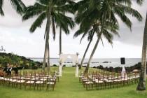 wedding photo - Stylish Hawaiian Wedding At White Orchid Beach House