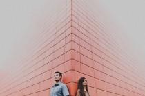 wedding photo - Colorful And Glamorous Engagement Session By Bradford Martens