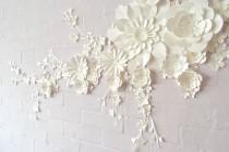 wedding photo - Handmade Paper Blossom Wall Display