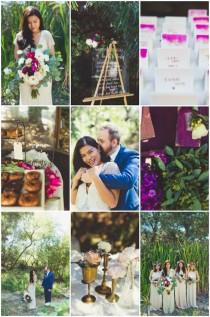 wedding photo - Intimate Garden Wedding In LA with Flower Crowns and Doughnuts