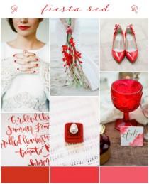 wedding photo - Pantone 2016: Fiesta Red Wedding Inspiration & Colour Ideas