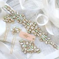 wedding photo - Fabulous Bridal Sashes And Bridal Belts