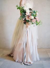 wedding photo - Earthy And Elegant Rustic Wedding In Dusty Blue And Taupe