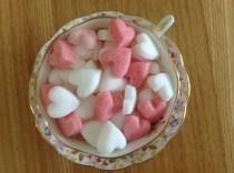 wedding photo - 100 Heart Shaped Sugar Cubes for Weddings, Christenings, Anniversaries and all Special occasions