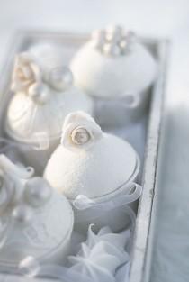 wedding photo - Wedding Cupcakes, White. Indian Weddings Inspirations