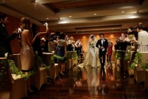 wedding photo - Stylish Wedding At The Tokyo American Club In Japan