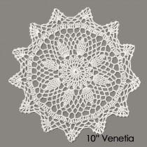 wedding photo - Lace Doily 4 Pack - VENETIA pattern - Table Decoration - Wedding / Event Supplies