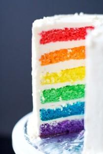 wedding photo - Rainbow Cake