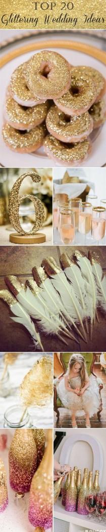 wedding photo - Make Your Day Sparkle With These 20 Glittering Wedding Ideas