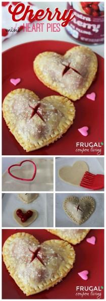 wedding photo - Valentine's Day Mini Cherry Heart Pies