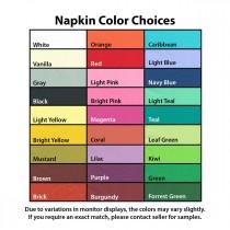 wedding photo - Choose your own Napkins - Colors, Fonts and Designs