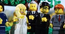 wedding photo - Couple's Love Story As Told In Legos Is Simply Adorkable