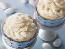 wedding photo - Double Almond Wedding Cupcakes