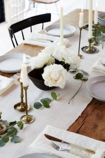 wedding photo - Get Inspired By A Cool Neutral Summer Dinner Party