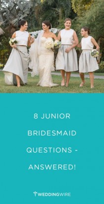 wedding photo - 8 Junior Bridesmaid Questions—Answered!