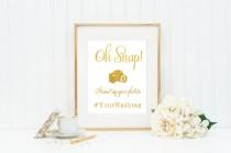 wedding photo - Oh Snap Wedding Sign / Hashtag Wedding Sign / ACTUAL FOIL Wedding Sign / Gold Foil Wedding Sign / Social Media Wedding / Wedding Hashtag