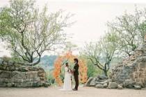 wedding photo - Creative And Romantic Berry Toned Wedding Inspiration - Weddingomania