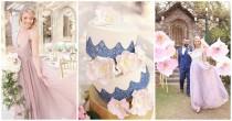 wedding photo - Return to Wonderland with Giant Paper Flowers & Whimsy 