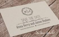 wedding photo - Printable Postcard Save The Date